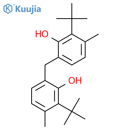 Phenol, 2,2'-methylenebis[6-(1,1-dimethylethyl)-5-methyl- structure