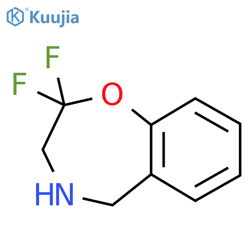 2,2-Difluoro-2,3,4,5-tetrahydro-1,4-benzoxazepine structure