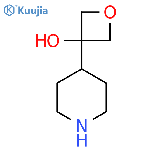 3-(piperidin-4-yl)oxetan-3-ol structure
