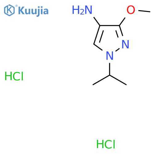 3-methoxy-1-(propan-2-yl)-1H-pyrazol-4-amine dihydrochloride structure