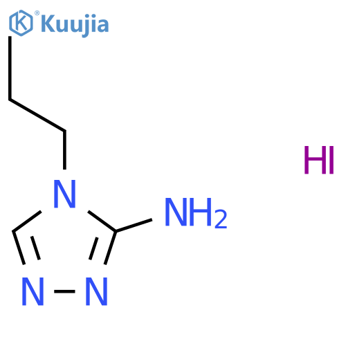 4-Propyl-1,2,4-triazol-3-amine;hydroiodide structure