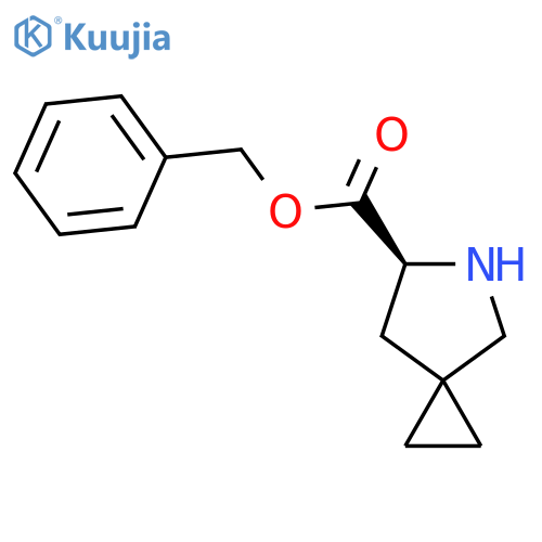 Benzyl (6S)-5-azaspiro[2.4]heptane-6-carboxylate structure