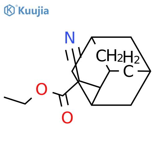 Ethyl 2-(Adamantan-2-ylidene)-2-cyanoacetate structure