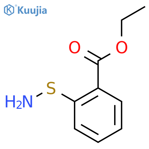 Benzoic acid, 2-(aminothio)-, ethyl ester structure