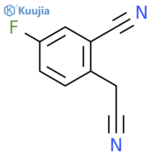 2-Cyano-4-fluorobenzylcyanide structure