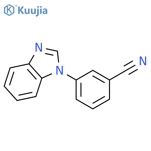 3-(1H-benzimidazol-1-yl)-Benzonitrile structure
