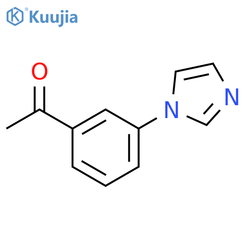 1-[3-(1H-imidazol-1-yl)phenyl]-Ethanone structure