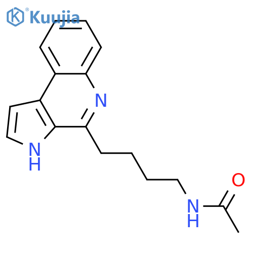 3H-Pyrrolo[2,3-c]quinoline-4-butanamine; N4'-Ac structure