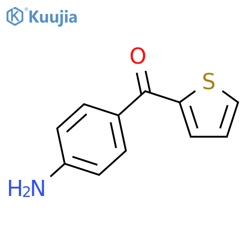 (4-aminophenyl)(2-thienyl)methanone structure