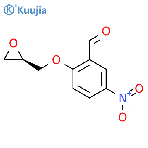 5-Nitro-2-[[(2R)-oxiran-2-yl]methoxy]benzaldehyde structure