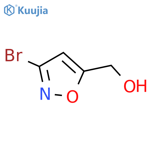 3-Bromo-5-hydroxymethylisoxazole structure