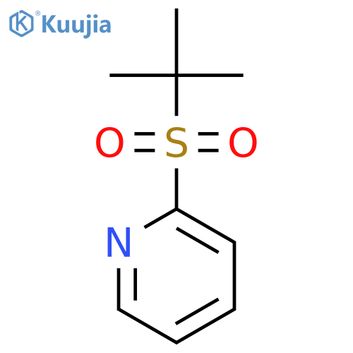 Pyridine,2-[(1,1-dimethylethyl)sulfonyl]- structure