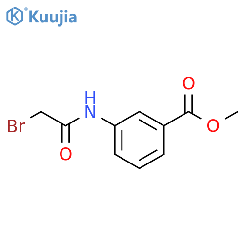 Benzoic acid, 3-[(bromoacetyl)amino]-, methyl ester structure