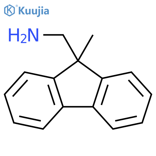 C-(9-Methyl-9H-fluoren-9-yl)-methylamine structure