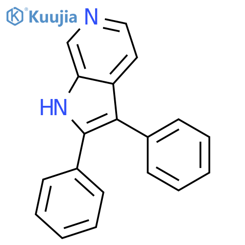2,3-Diphenyl-1H-pyrrolo[2,3-c]pyridine structure