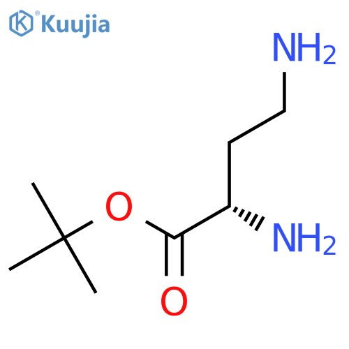 tert-butyl (2S)-2,4-diaminobutanoate structure