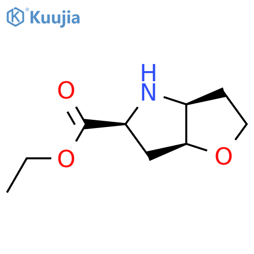 rac-ethyl (3aR,5R,6aR)-hexahydro-2H-furo3,2-bpyrrole-5-carboxylate structure