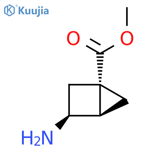 rac-methyl (1R,3R,4S)-3-aminobicyclo[2.1.0]pentane-1-carboxylate structure