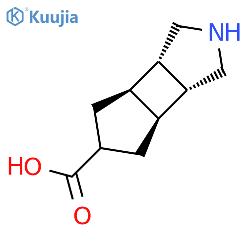 (1R,2S,6R,7S)-4-azatricyclo5.3.0.0,2,6decane-9-carboxylic acid structure