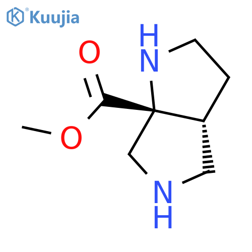 rac-methyl (3aR,6aR)-octahydropyrrolo3,4-bpyrrole-6a-carboxylate structure