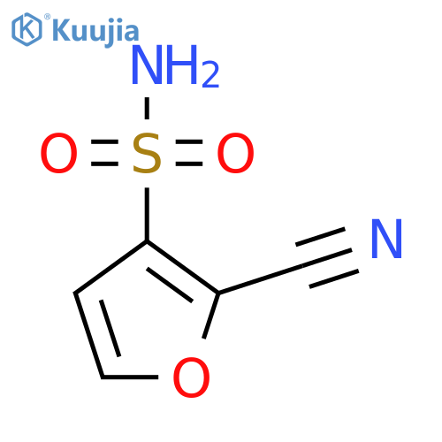 2-Cyanofuran-3-sulfonamide structure