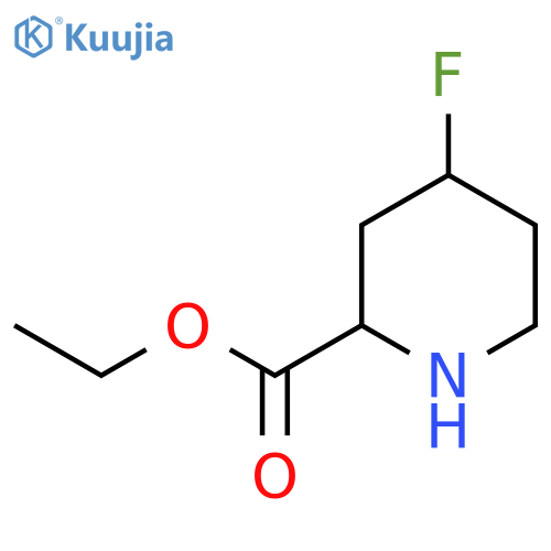 Ethyl 4-fluoropiperidine-2-carboxylate structure