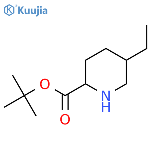 Tert-butyl 5-ethylpiperidine-2-carboxylate structure