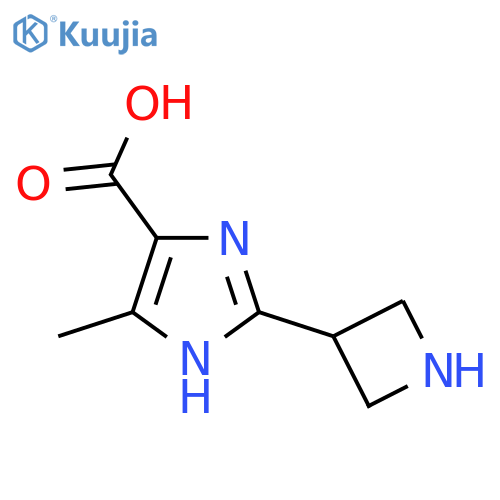 2-(azetidin-3-yl)-4-methyl-1H-imidazole-5-carboxylic acid structure