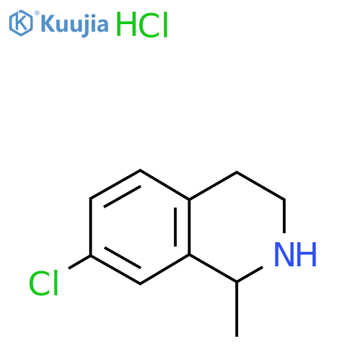 7-chloro-1-methyl-1,2,3,4-tetrahydroisoquinoline hydrochloride structure