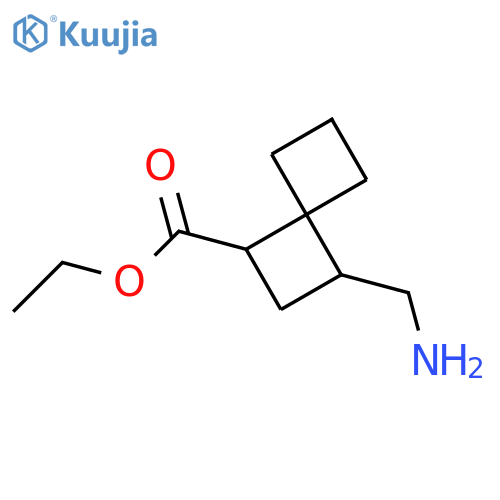 ethyl 3-(aminomethyl)spiro3.3heptane-1-carboxylate structure