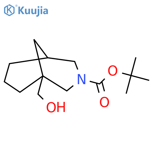 tert-butyl 1-(hydroxymethyl)-3-azabicyclo3.3.1nonane-3-carboxylate structure