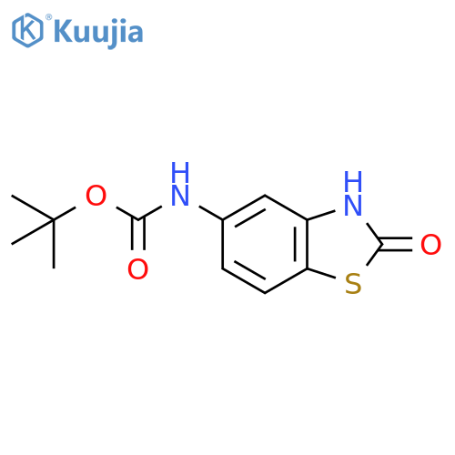 tert-butyl N-(2-hydroxy-1,3-benzothiazol-5-yl)carbamate structure