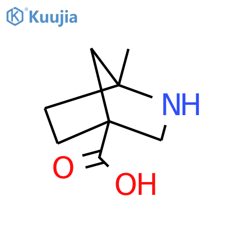 1-methyl-2-azabicyclo2.2.1heptane-4-carboxylic acid structure