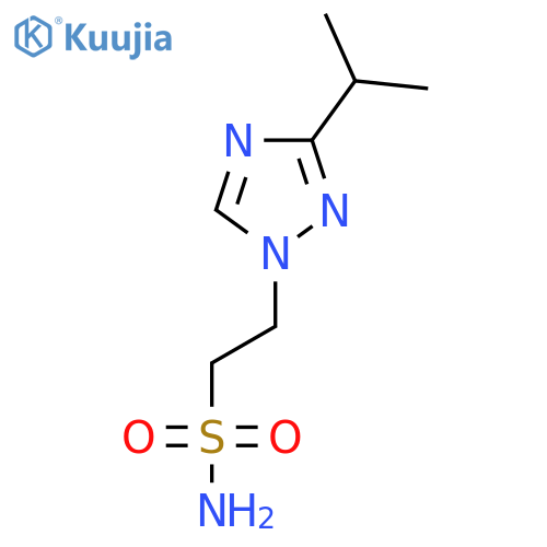 2-3-(propan-2-yl)-1H-1,2,4-triazol-1-ylethane-1-sulfonamide structure