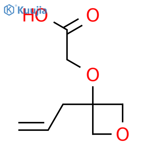 2-{3-(prop-2-en-1-yl)oxetan-3-yloxy}acetic acid structure