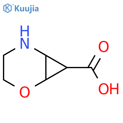 2-oxa-5-azabicyclo4.1.0heptane-7-carboxylic acid structure