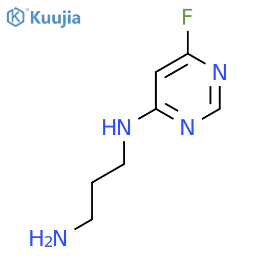 N1-(6-fluoropyrimidin-4-yl)propane-1,3-diamine structure
