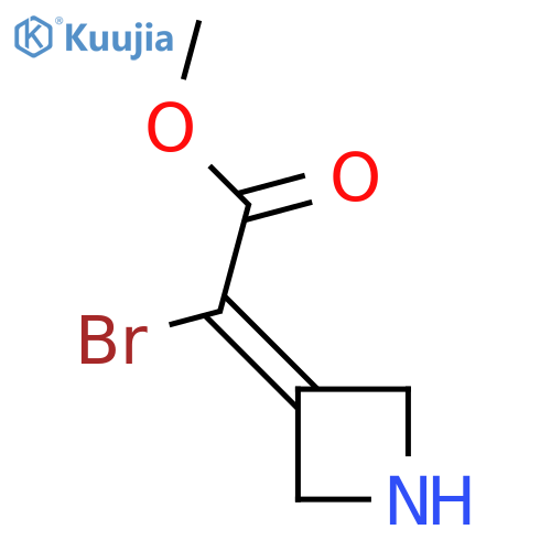 Methyl 2-(azetidin-3-ylidene)-2-bromoacetate structure