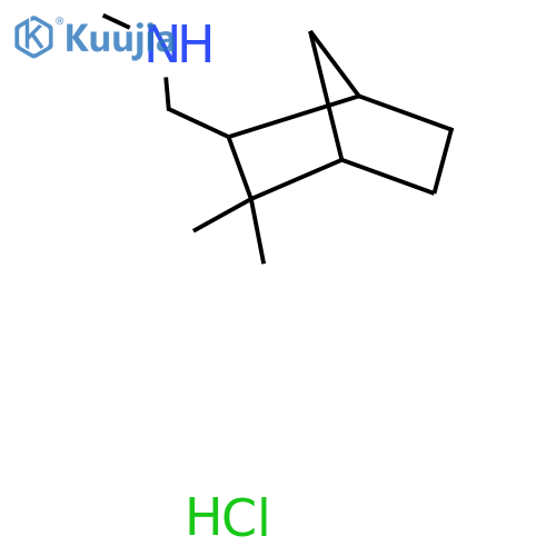 ({3,3-dimethylbicyclo2.2.1heptan-2-yl}methyl)(methyl)amine hydrochloride, Mixture of diastereomers structure