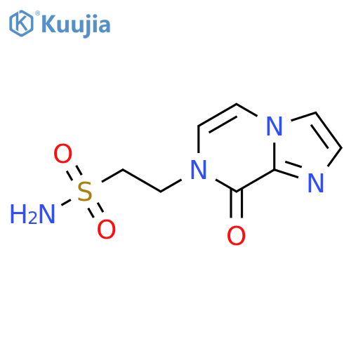 2-{8-oxo-7H,8H-imidazo1,2-apyrazin-7-yl}ethane-1-sulfonamide structure