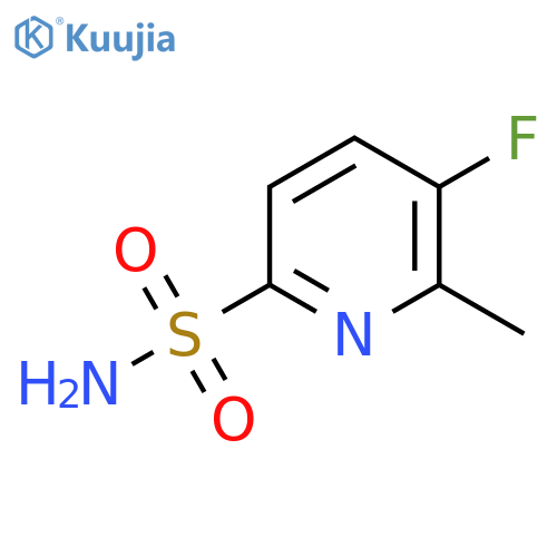 5-Fluoro-6-methylpyridine-2-sulfonamide structure
