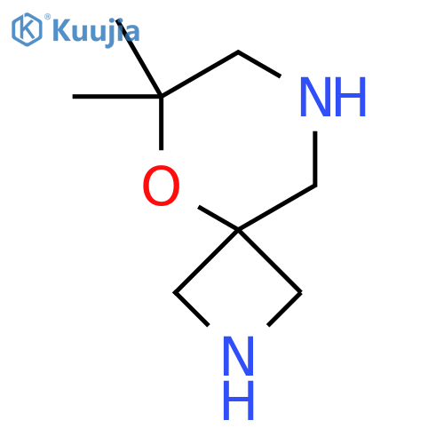 6,6-dimethyl-5-oxa-2,8-diazaspiro3.5nonane structure
