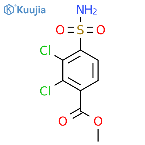 Methyl 2,3-dichloro-4-sulfamoylbenzoate structure