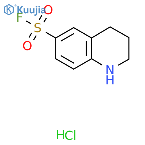 1,2,3,4-tetrahydroquinoline-6-sulfonyl fluoride hydrochloride structure