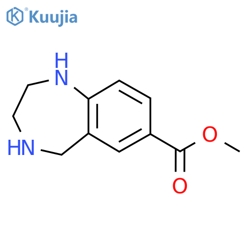 Methyl 2,3,4,5-tetrahydro-1H-1,4-benzodiazepine-7-carboxylate structure