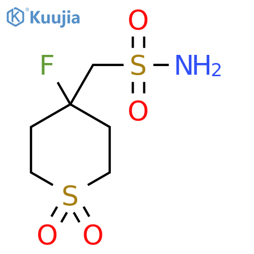 (4-Fluoro-1,1-dioxo-1lambda6-thian-4-yl)methanesulfonamide structure