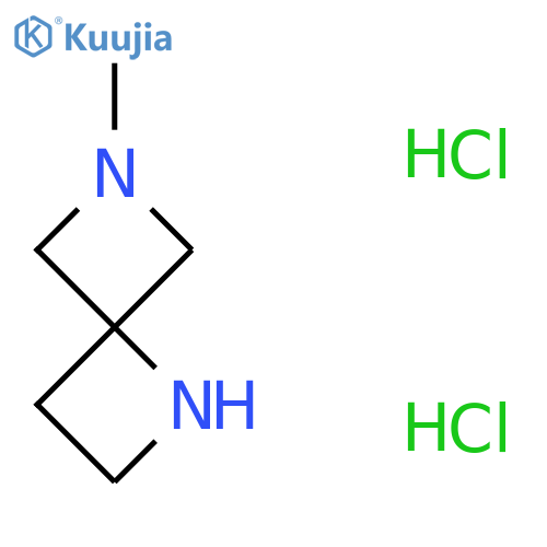 6-methyl-1,6-diazaspiro3.3heptane dihydrochloride structure