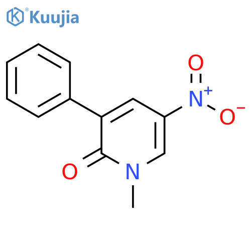 1-methyl-5-nitro-3-phenyl-1,2-dihydropyridin-2-one structure