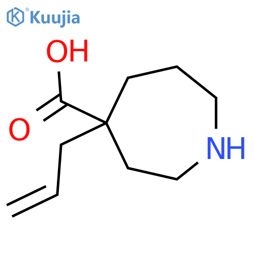 4-(Prop-2-en-1-yl)azepane-4-carboxylic acid structure