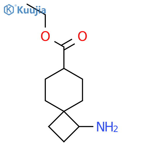 ethyl 1-aminospiro3.5nonane-7-carboxylate structure
